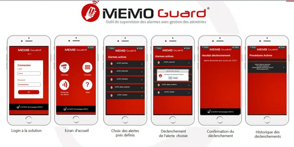 screenshot of MEMO Guard